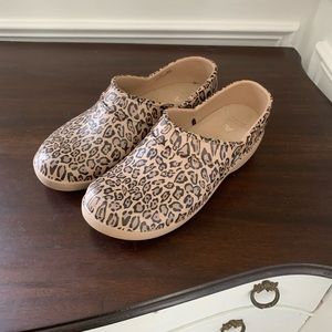 Leopard Crocs